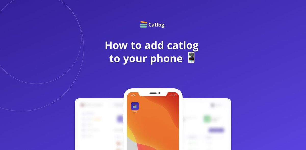 How to add Catlog to your phone📱